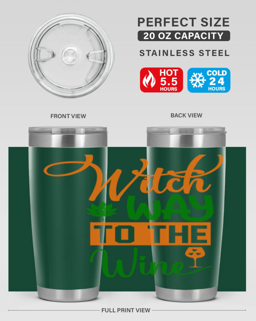 Witch Way to the Wine 650#- fall- Tumbler