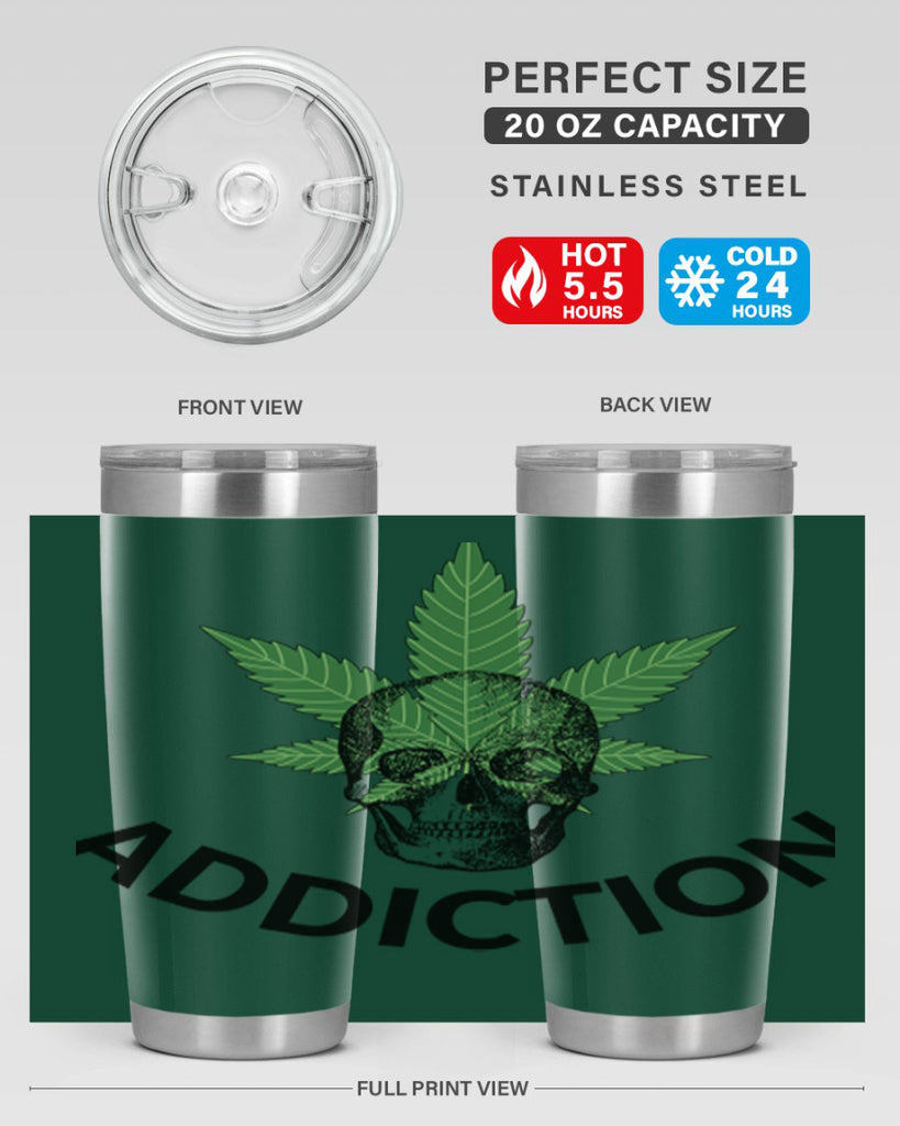 addiction cannabis 7#- marijuana- Tumbler