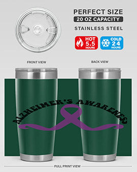 alzheimers awareness 113#- alzheimers- Tumbler