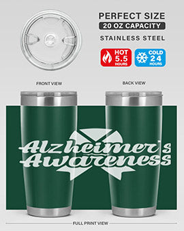 alzheimers awareness 124#- alzheimers- Tumbler