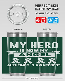 alzheimers awareness 127#- alzheimers- Tumbler