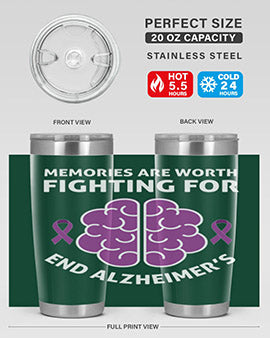 alzheimers awareness style 34#- alzheimers- Tumbler