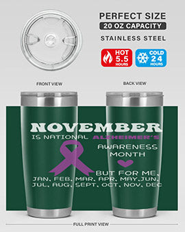 alzheimers awareness style 51#- alzheimers- Tumbler