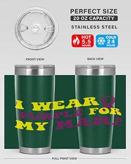 alzheimers awareness style 69#- alzheimers- Tumbler