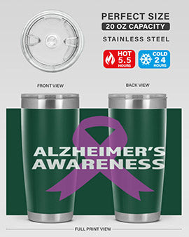 alzheimers awareness style 78#- alzheimers- Tumbler