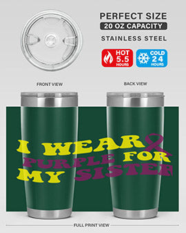 alzheimers awareness style 80#- alzheimers- Tumbler