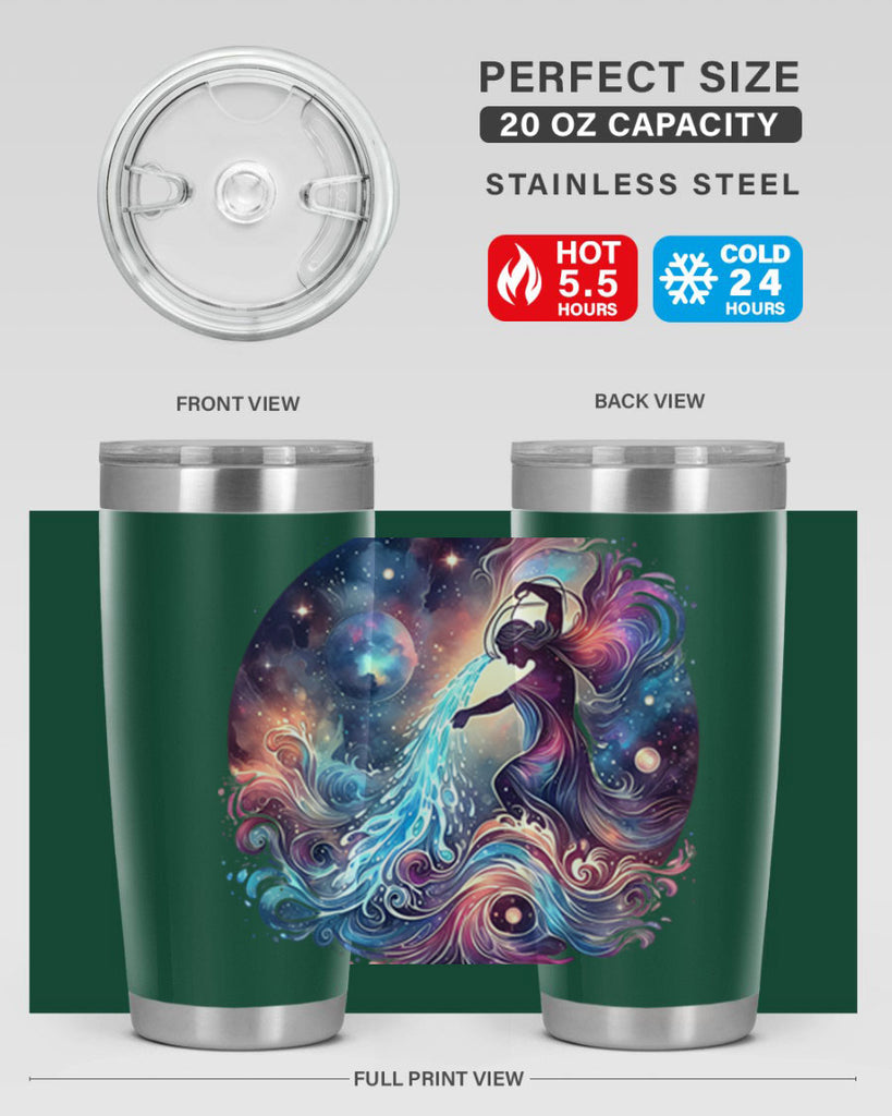 aquarius 79#- zodiac- Tumbler