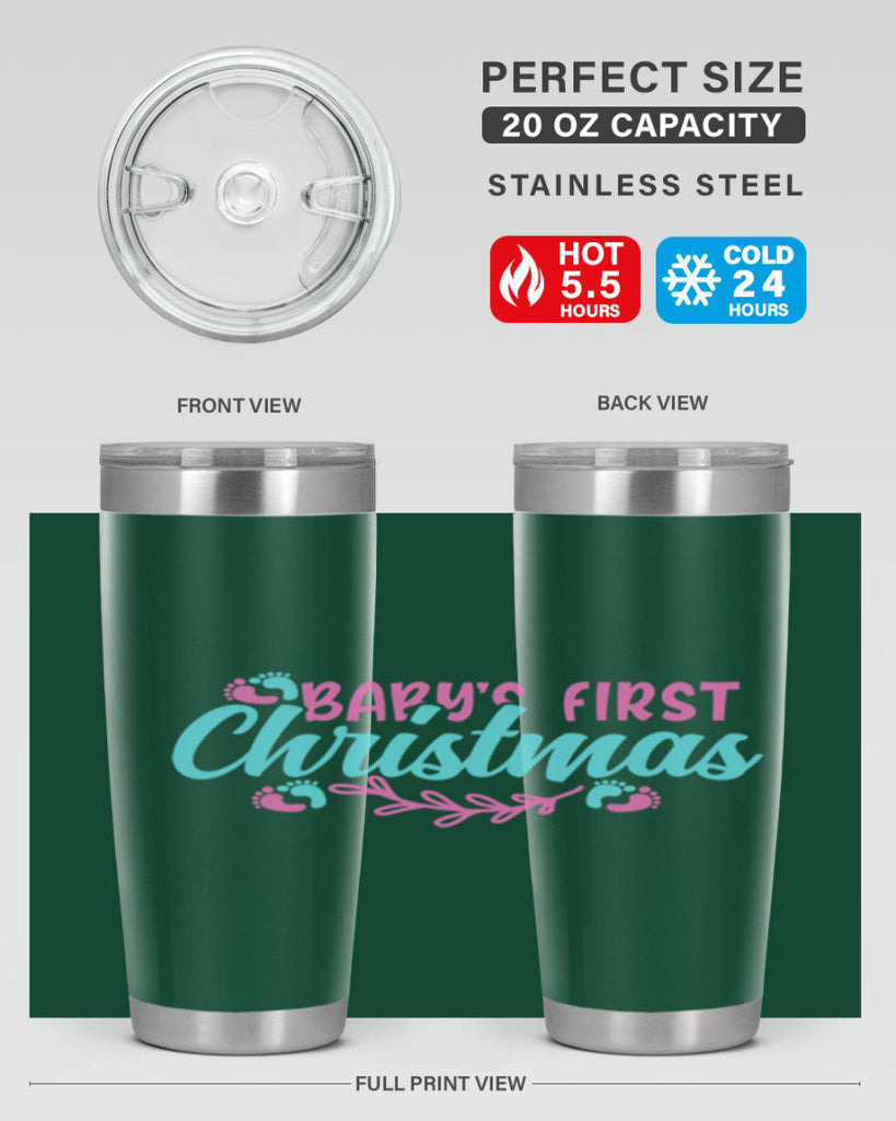 babys first christmas Style 287#- baby- tumbler