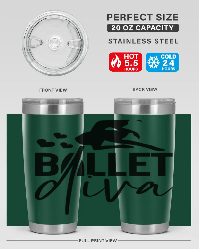 ballet diva 4#- ballet- Tumbler