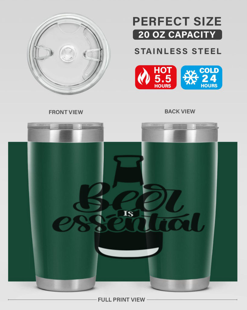 beer is essential 48#- beer- Tumbler