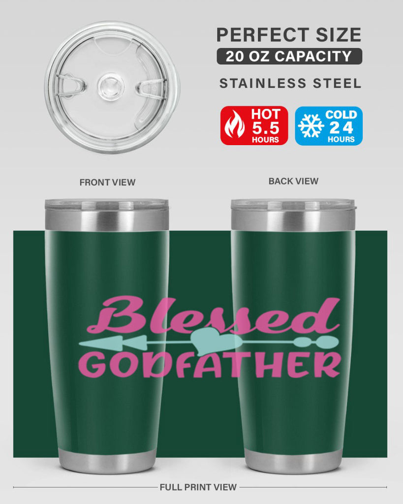 blessed godfather 4#- God Parent- Tumbler