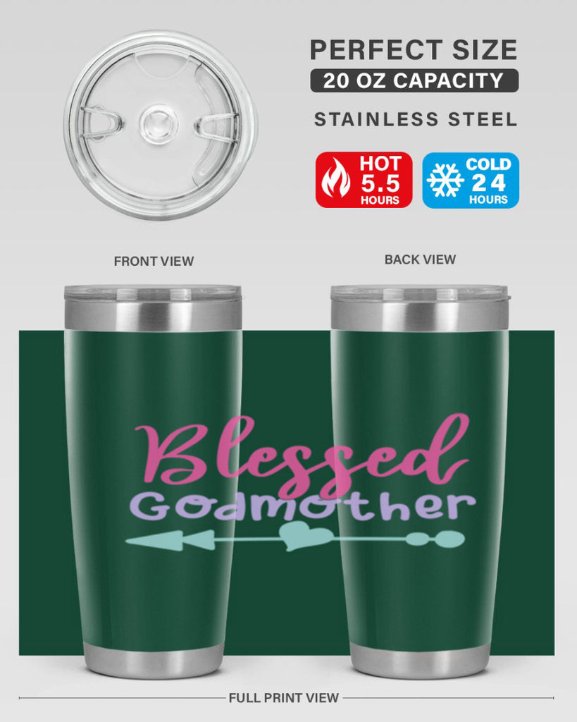 blessed godmother 2#- God Parent- Tumbler