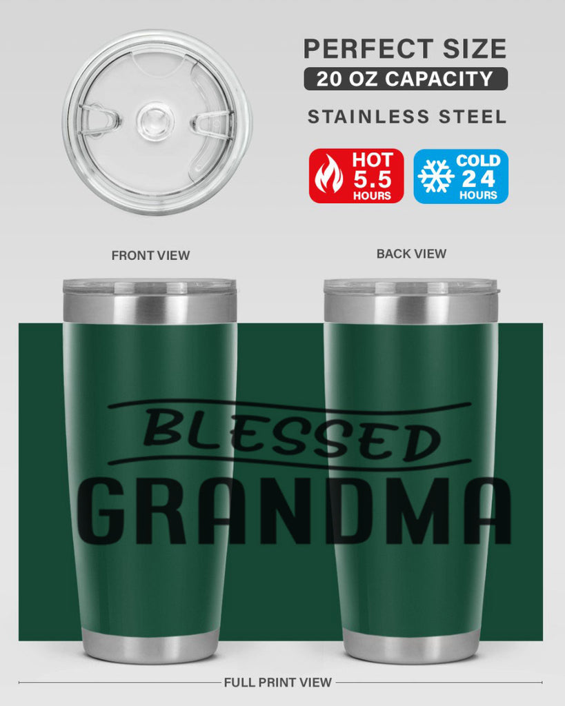 blessed grandma 62#- grandma - nana- Tumbler