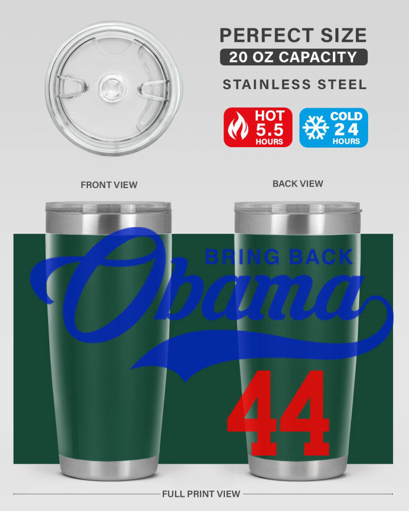 bring back obama jersey 191#- black words phrases- Cotton Tank