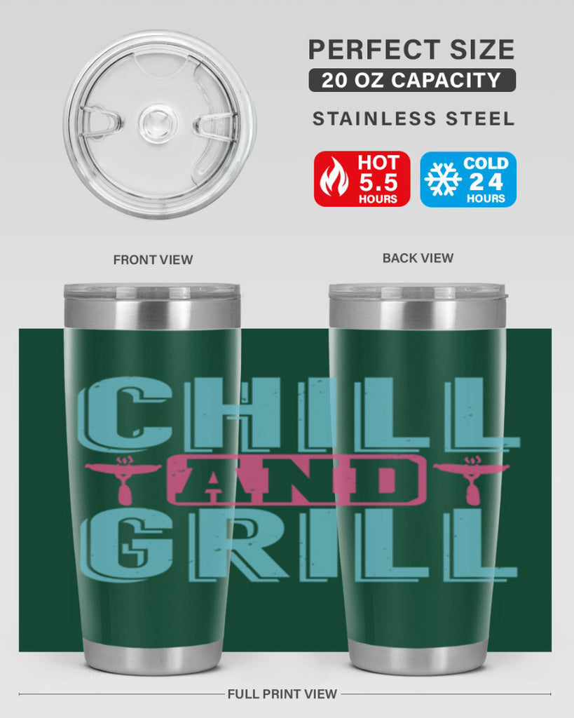 chill and grill 49#- bbq- Tumbler