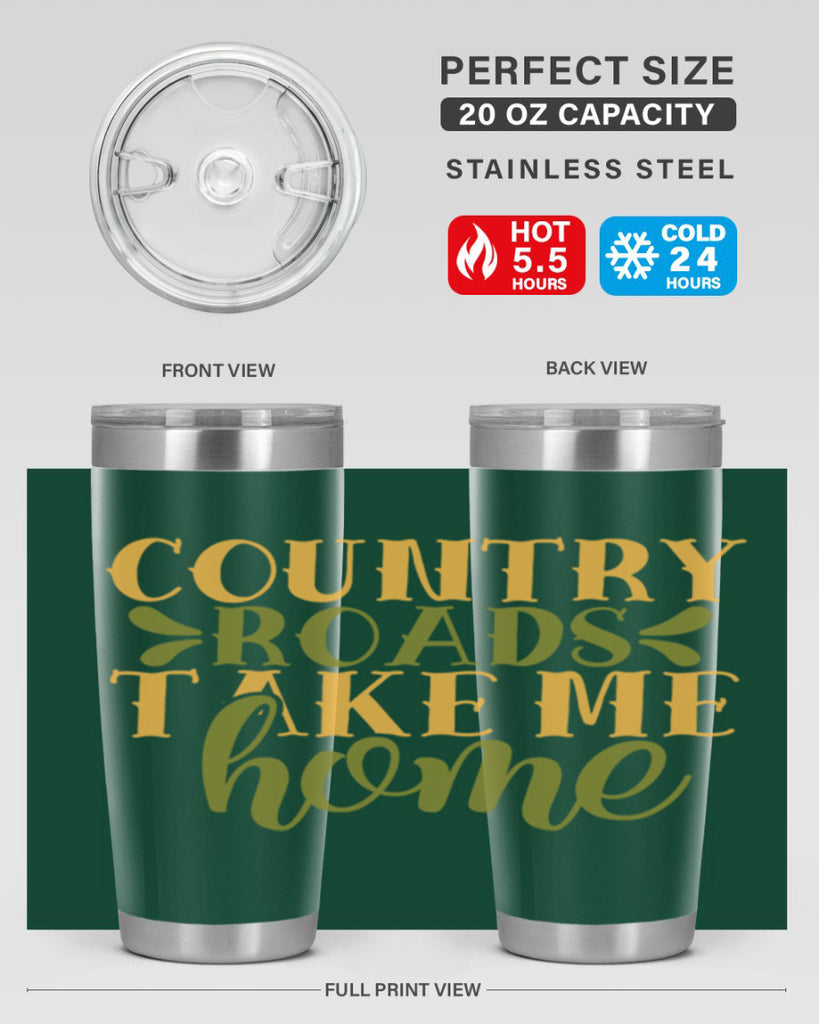 country roads take me home 19#- farming and gardening- Tumbler