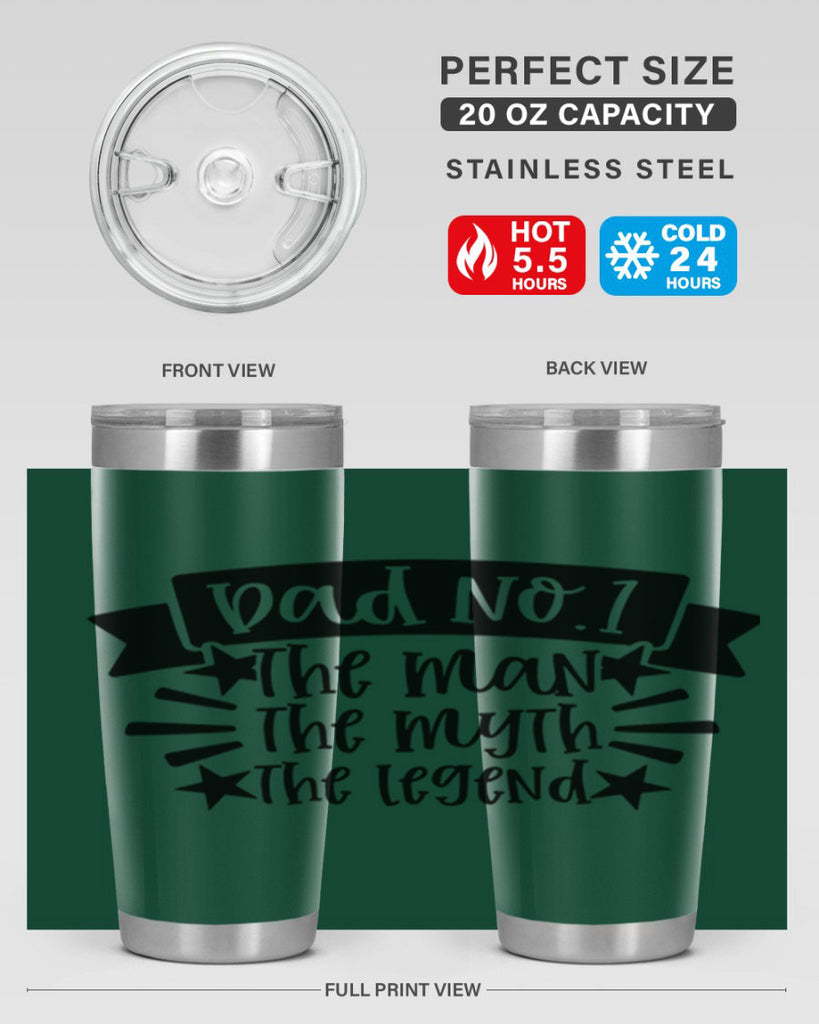 dad no the man the myth the legend 62#- fathers day- Tumbler