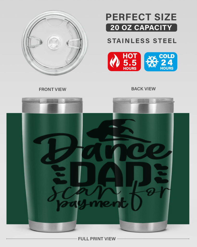 dance dad scan for payment 21#- ballet- Tumbler