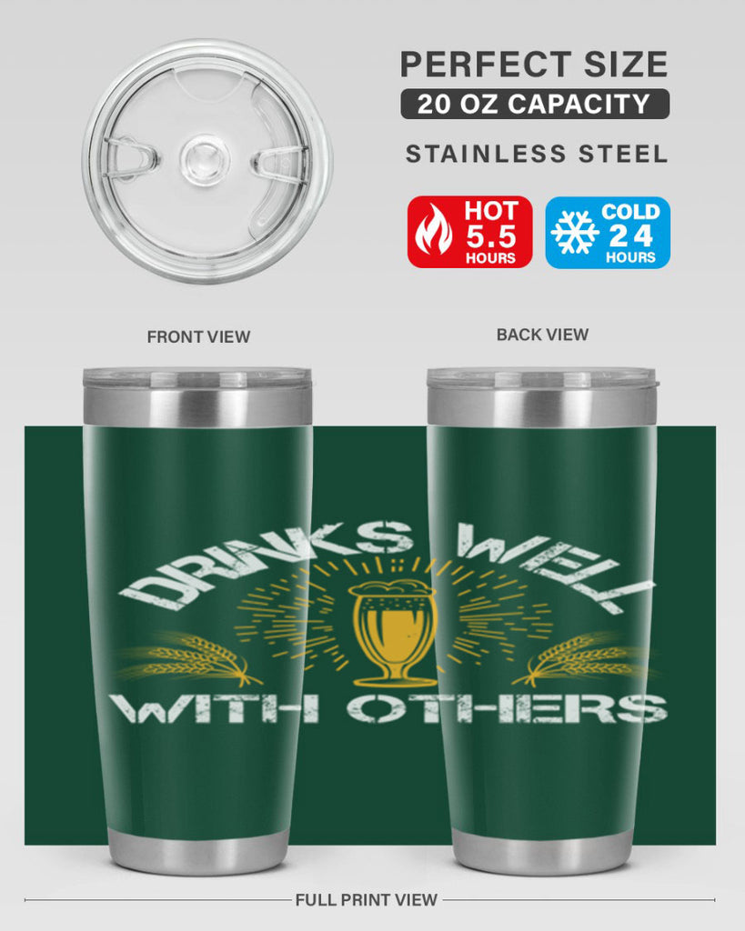 drinks well with others 90#- beer- Tumbler