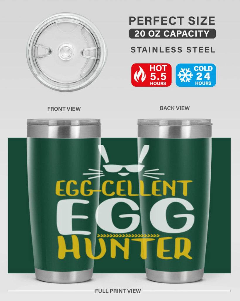 egg cellent egg hunter 82#- easter- Tumbler