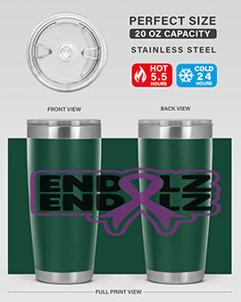 end alz 135#- alzheimers- Tumbler