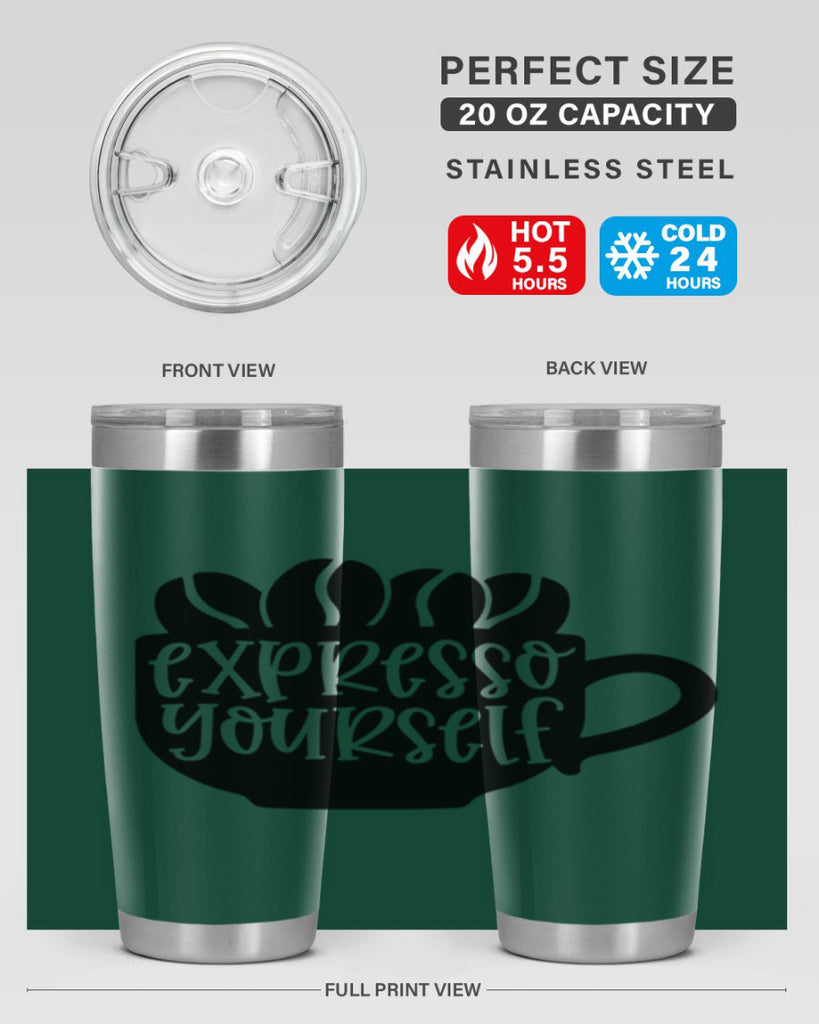 expresso yourself 56#- wine- Tumbler