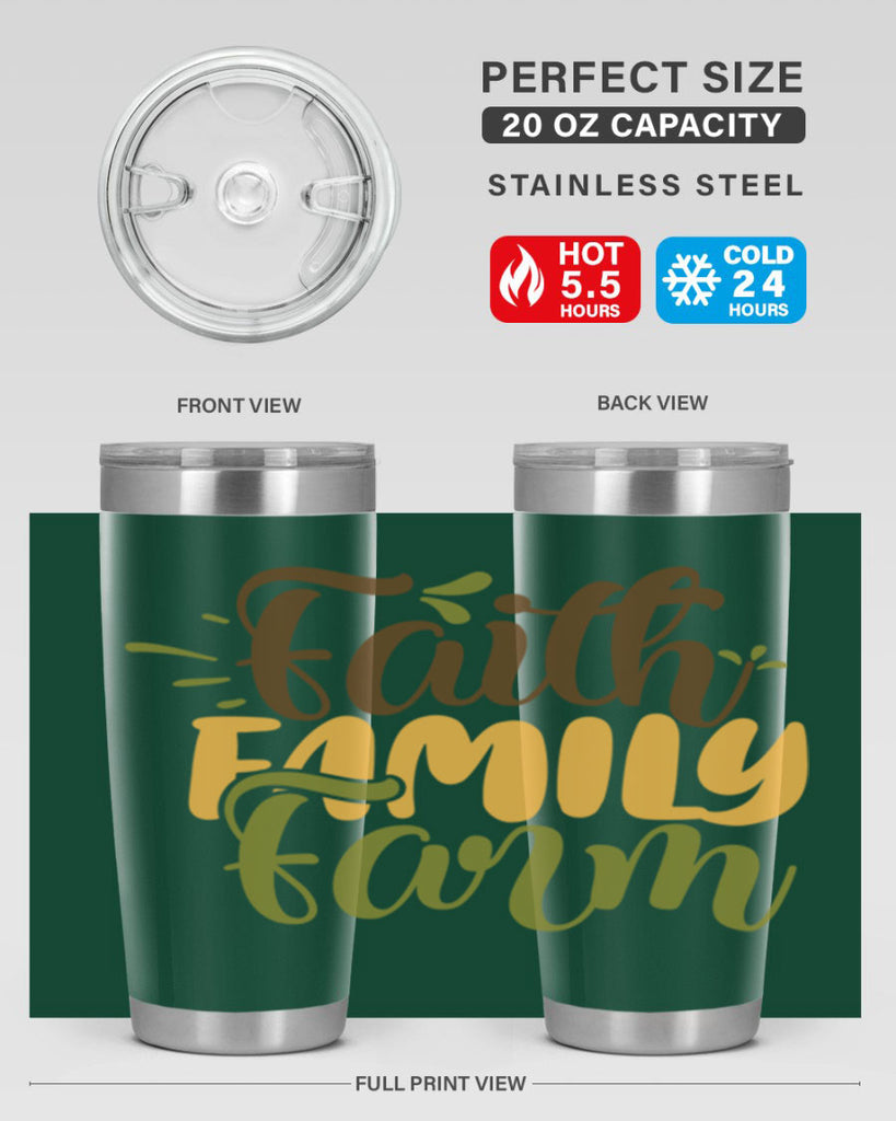 faith family farm 17#- farming and gardening- Tumbler