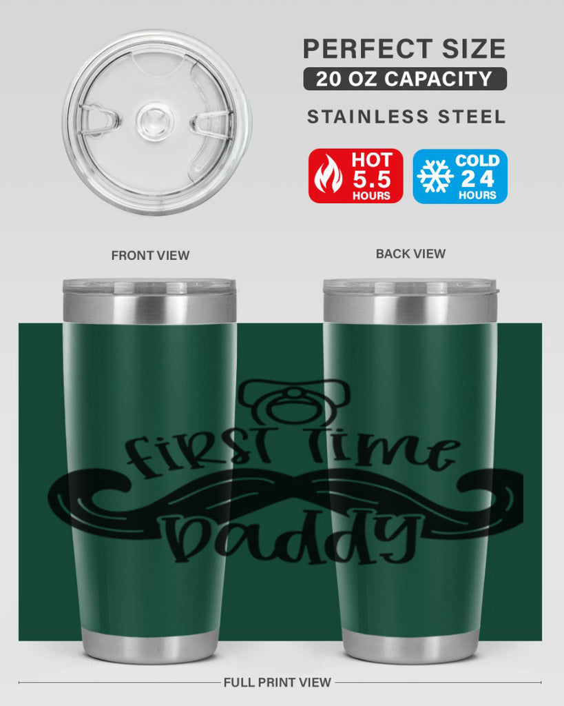 first time daddy 51#- fathers day- Tumbler