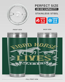 fjord horse lives matter Style 54#- horse- Tumbler