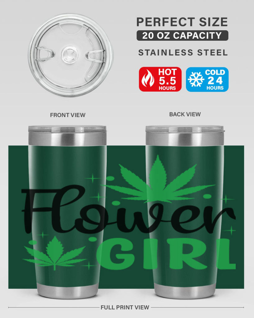 flower girl 83#- marijuana- Tumbler