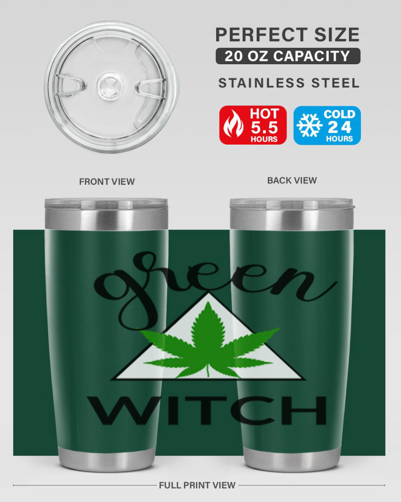 green cannabis with 98#- marijuana- Tumbler