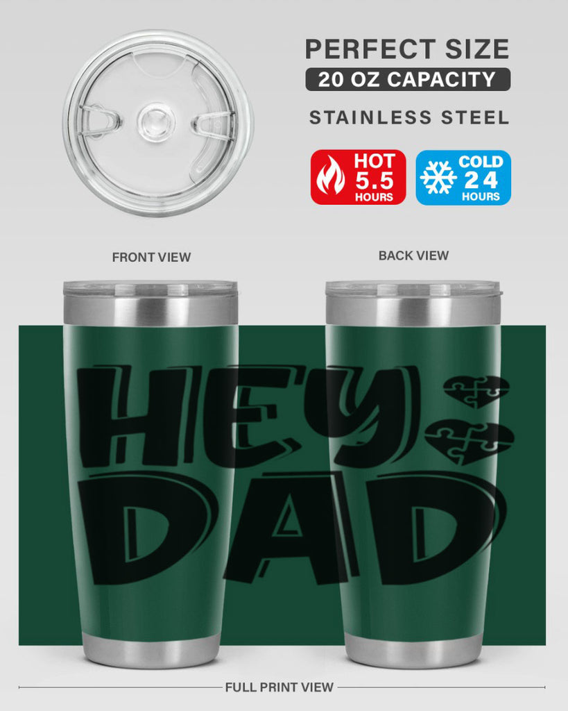 hey dad 9#- dad- Tumbler