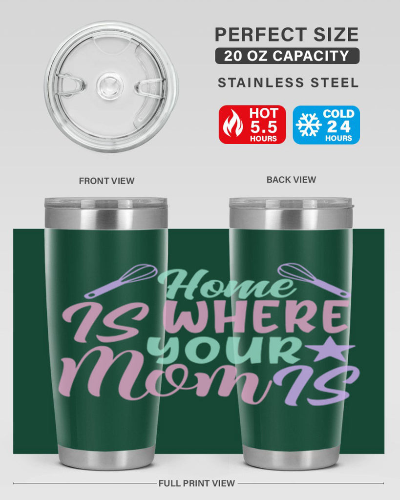 home is where your mom is 37#- home- Tumbler