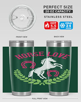 horse love Style 50#- horse- Tumbler