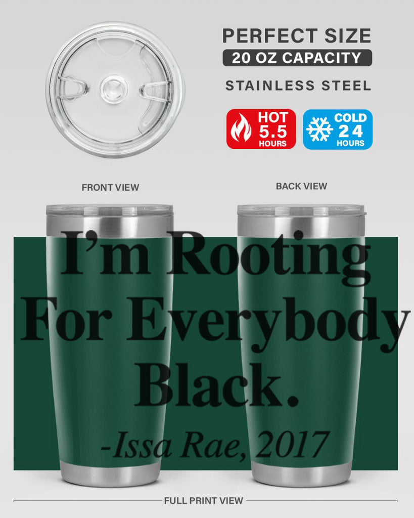 im  rooting for everybody black  109#- black words phrases- Cotton Tank