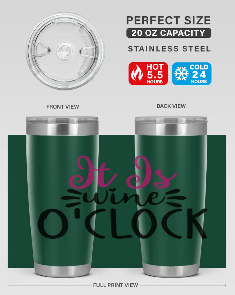 it is wine oclock 191#- wine- Tumbler