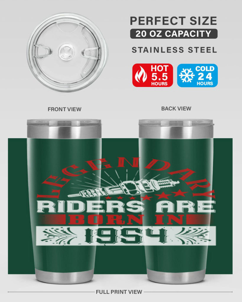 legendary riders are born in Style 58#- birthday- tumbler