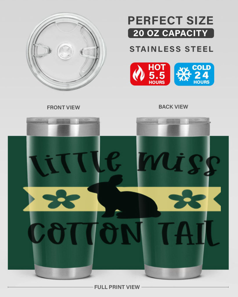 little miss cotton tail 17#- easter- Tumbler