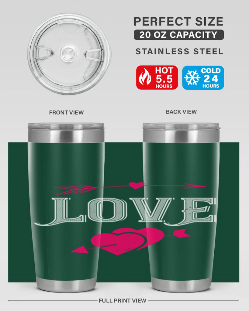 love 41#- valentines day- Tumbler