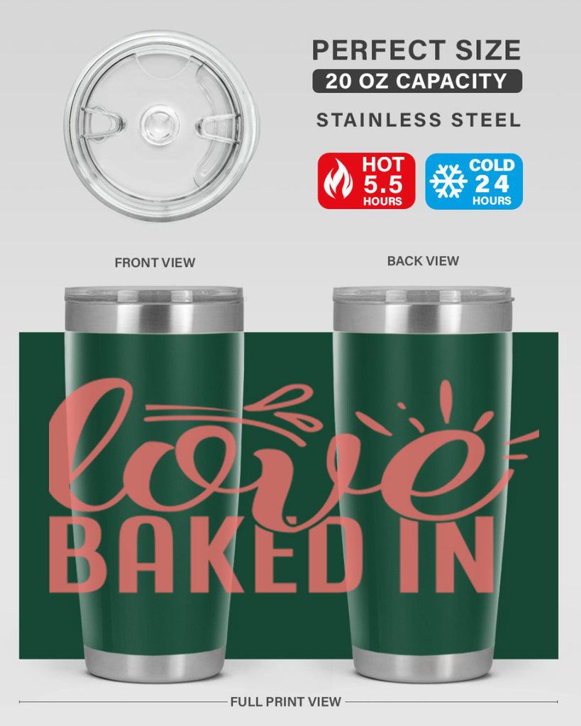 love baked in 13#- kitchen- Tumbler