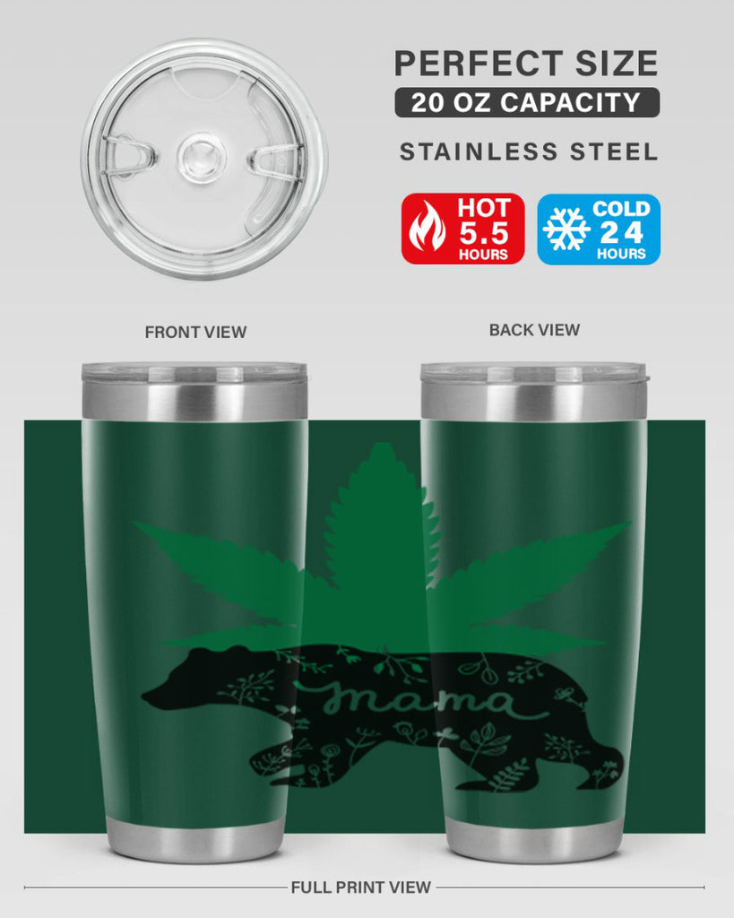 mama bear weed 196#- marijuana- Tumbler