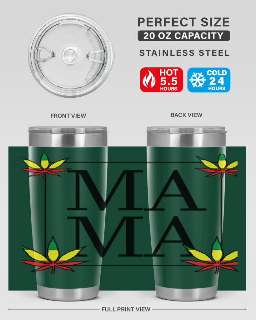 mama weed 197#- marijuana- Tumbler