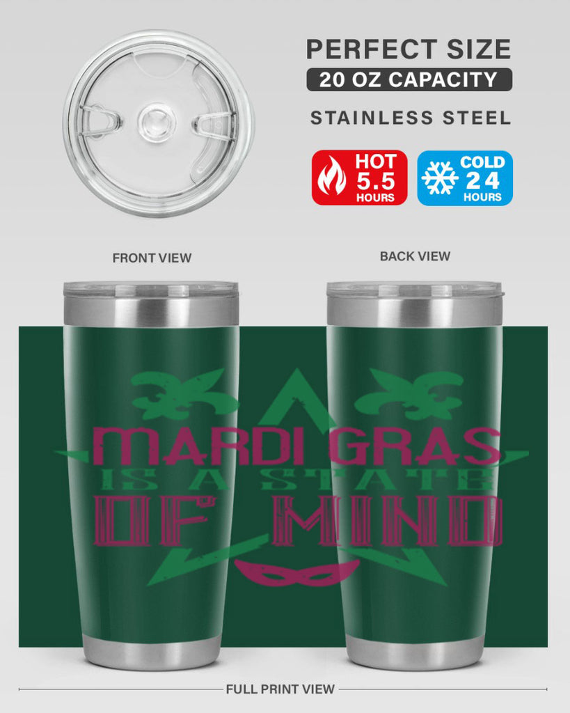 mardi gras is a state of mind 47#- mardi gras- Tumbler