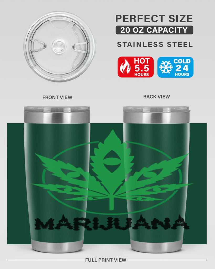 marijuana 198#- marijuana- Tumbler