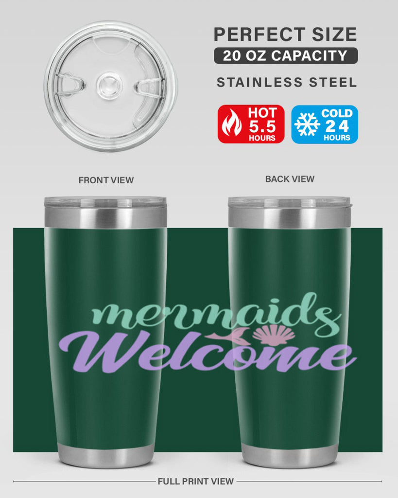mermaids welcome 6#- mermaid- Tumbler