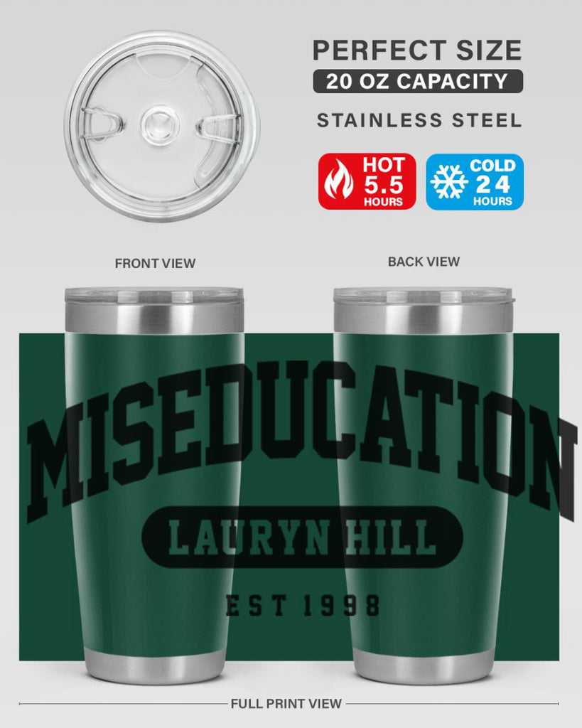 miseducation of lauryn hill college 67#- black words phrases- Cotton Tank