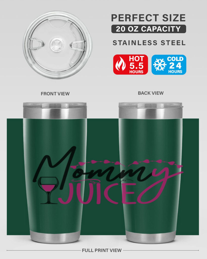 mommy juice 181#- wine- Tumbler