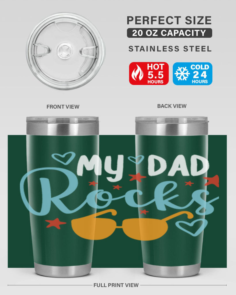 my dad rocks 83#- fathers day- Tumbler