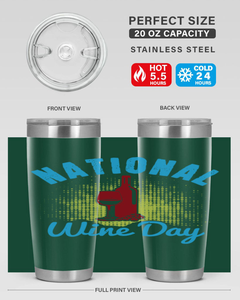 national wine day 126#- wine- Tumbler