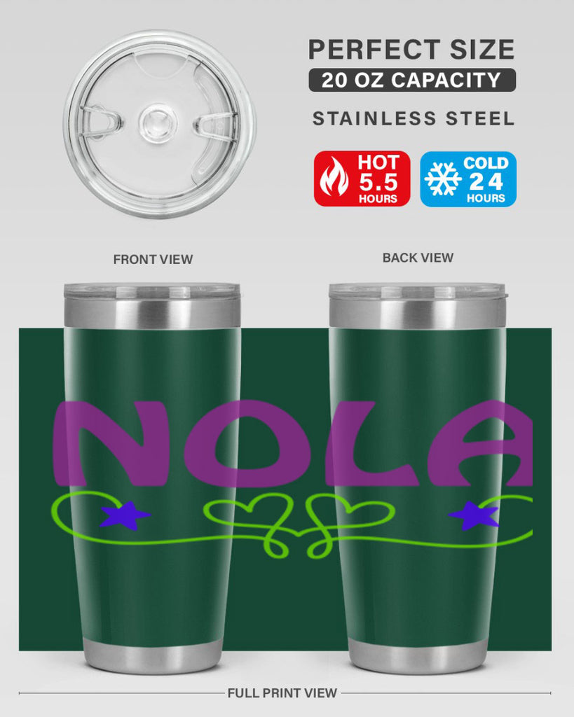 nola 5#- mardi gras- Tumbler